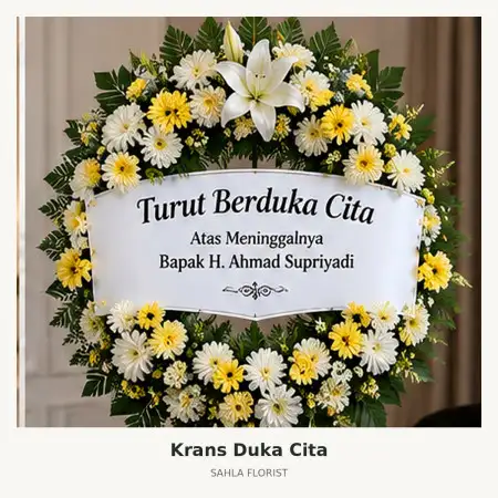 Krans Bunga Duka Pedurungan